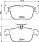 BREMBO Bremsbelagsatz, Scheibenbremse P 85 189