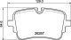 BREMBO Bremsbelagsatz, Scheibenbremse P 85 190