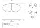 BREMBO Bremsbelagsatz, Scheibenbremse P 85 193