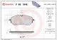 BREMBO Bremsbelagsatz, Scheibenbremse P 85 194E