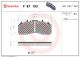 BREMBO Bremsbelagsatz, Scheibenbremse P B7 103