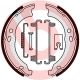 BREMBO Bremsbackensatz, Feststellbremse S 23 579