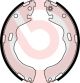 BREMBO Bremsbackensatz S 49 519