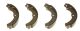 BREMBO Bremsbackensatz S 54 526