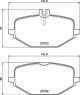BREMBO Bremsbackensatz S 85 515