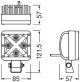 ams-OSRAM Arbeitsscheinwerfer LEDDL101-WD