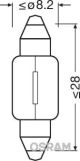 ams-OSRAM Glühlampe, Innenraumleuchte 6430