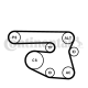 CONTINENTAL CTAM Keilrippenriemensatz 6PK1870K1