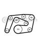 CONTINENTAL CTAM Keilrippenriemensatz 6PK2260K1