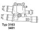 BorgWarner (Wahler) Thermostat, Kühlmittel 3163.88D