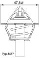 BorgWarner (Wahler) Thermostat, Kühlmittel 3457.90D