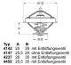 BorgWarner (Wahler) Thermostat, Kühlmittel 4237.80D