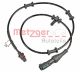 METZGER Sensor, Raddrehzahl 09001011