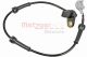 METZGER Sensor, Raddrehzahl 09001092