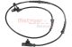 METZGER Sensor, Raddrehzahl 09001194