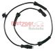 METZGER Sensor, Raddrehzahl 0900314