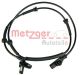 METZGER Sensor, Raddrehzahl 0900393