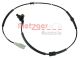 METZGER Sensor, Raddrehzahl 0900928