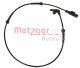 METZGER Sensor, Raddrehzahl 0900632