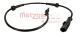 METZGER Sensor, Raddrehzahl 0900744