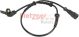 METZGER Sensor, Raddrehzahl 0900886