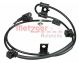 METZGER Sensor, Raddrehzahl 0900957