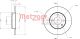 METZGER Bremsscheibe 6110019