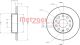 METZGER Bremsscheibe 6110030