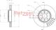 METZGER Bremsscheibe 6110033