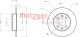 METZGER Bremsscheibe 6110034
