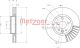 METZGER Bremsscheibe 6110073