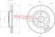 METZGER Bremsscheibe 6110086