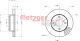METZGER Bremsscheibe 6110169