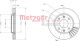 METZGER Bremsscheibe 6110173