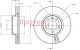 METZGER Bremsscheibe 6110240