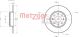 METZGER Bremsscheibe 6110246