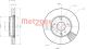 METZGER Bremsscheibe 6110256
