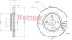 METZGER Bremsscheibe 6110266