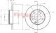 METZGER Bremsscheibe 6110326