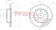 METZGER Bremsscheibe 6110364