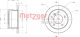 METZGER Bremsscheibe 6110368