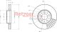 METZGER Bremsscheibe 6110561