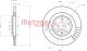 METZGER Bremsscheibe 6110616