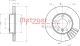 METZGER Bremsscheibe 6110712