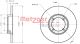 METZGER Bremsscheibe 6110713