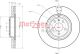 METZGER Bremsscheibe 6110717