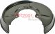 METZGER Spritzblech, Bremsscheibe 6115110