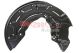 METZGER Spritzblech, Bremsscheibe 6115489