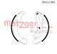 METZGER Bremsbackensatz MG 124