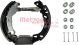 METZGER Bremsbackensatz MG 828V